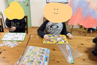 【活動報告】できた！の笑顔が満開 🧩 パズルで育む集中力と達成感